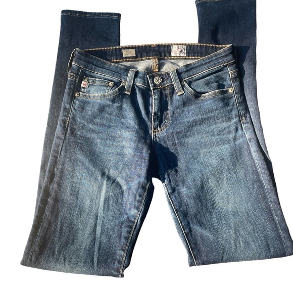 AG Adriano Goldschmied The Stilt Cigarette Jeans -Size 24R - Picture 3 of 16